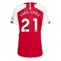 Arsenal Fabio Vieira #21 Hjemmebanetrøje Dame 2023-24 Kortærmet